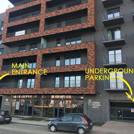 Navyblue Apartment Cracow Free Parking Tv Krakau Exterior foto