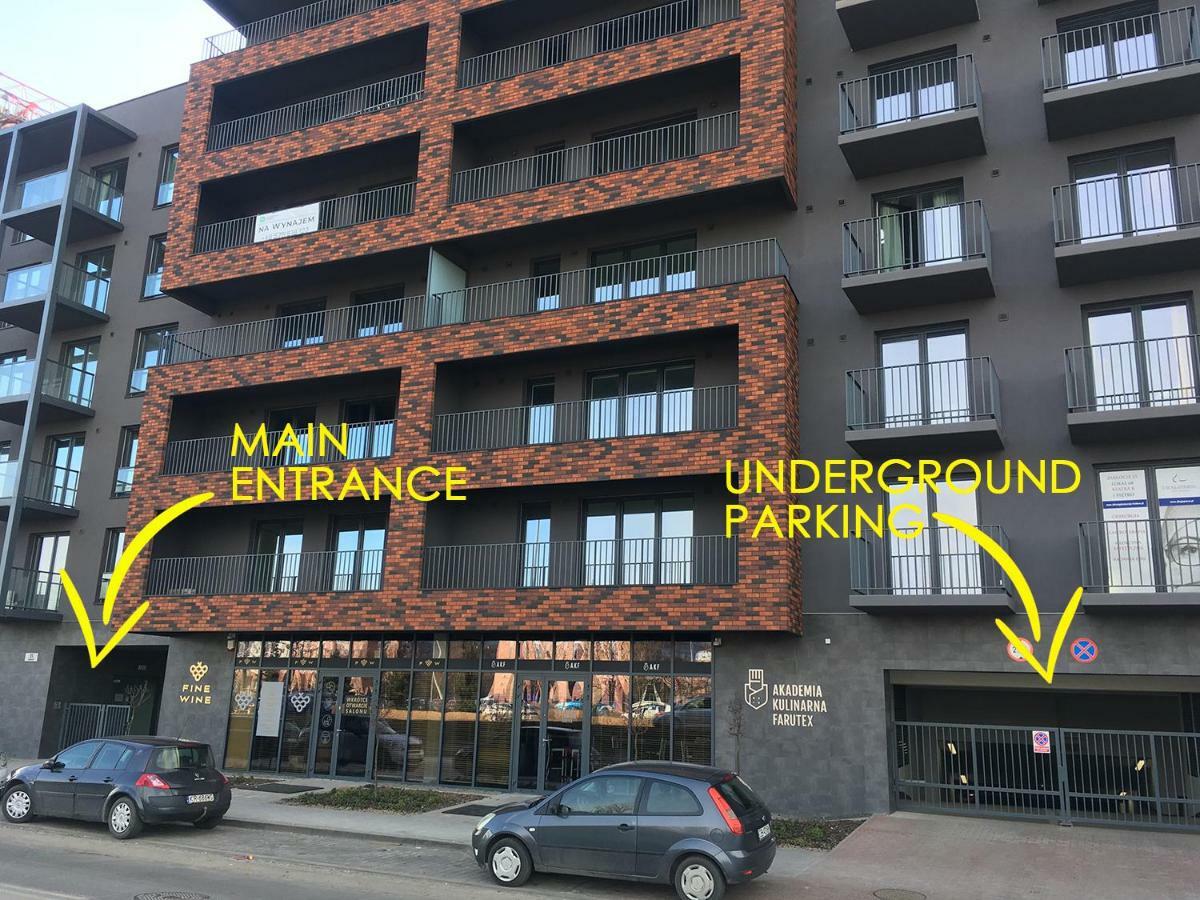Navyblue Apartment Cracow Free Parking Tv Krakau Exterior foto